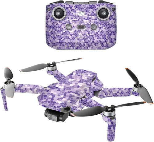 Miniatura 8 de MightySkins - Compatible con DJI Mini 2 Dron portátil - Island Fish Funda protectora de vinilo duradera y única Fácil de aplicar, quitar