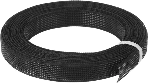 Miniatura 75 de uxcell Deshuesado para coser, 1 pieza de 5 yardas y 0.236 in – corsé de poliéster de alta densidad para vestido de novia, vestido de novia (negro)