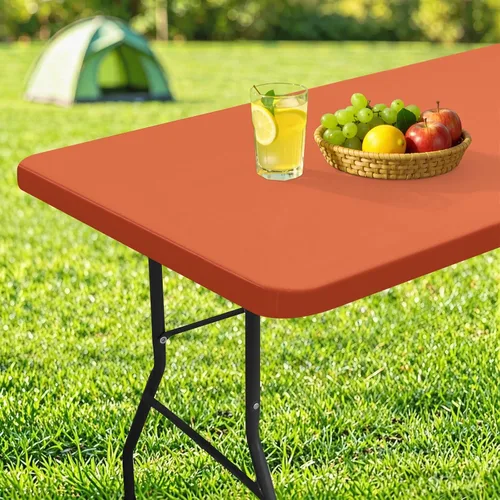 Miniatura 37 de homing Mantel cuadrado ajustable de poliéster impermeable, protector de mesa lavable para picnic, campamento, al aire libre (negro, 34 x 34 pulgadas)