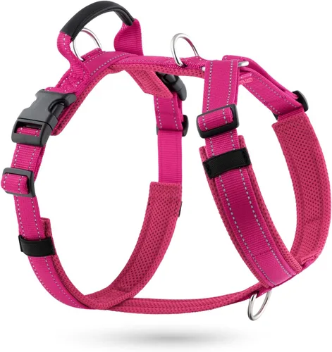 Miniatura 17 de Arnés Anti-Tirones para Perros con Asa, Malla Suave Acolchada Ajustable para Perros Pequeños, Medianos y Grandes Arnés Reflectante de Paseo Fácil