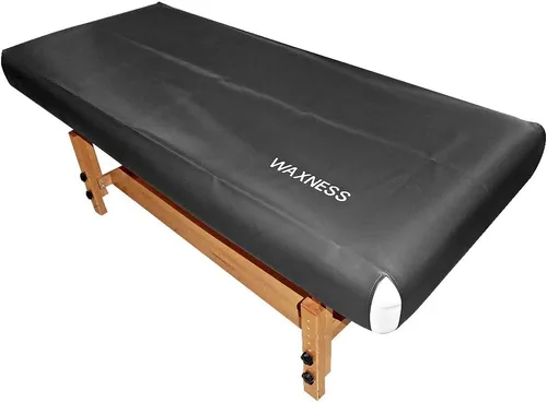 Miniatura 4 de Waxness - Funda de cama ajustable para mesa de encerado, 31 x 70 pulgadas, color gris