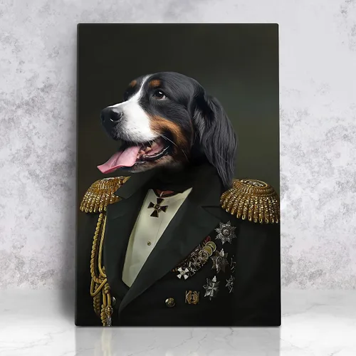Miniatura 59 de Awesometik Impresión en Lienzo Personalizada Retrato Real de Mascota a partir de Foto, Retrato Renacentista Personalizado, Retratos, Retratos 25 El