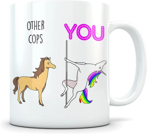 Cop gift, cop mug, police officer gift, police officer mug, funny cop gift, new cop gift, funny police gift, best police officer ever - 11 Oz Coffee