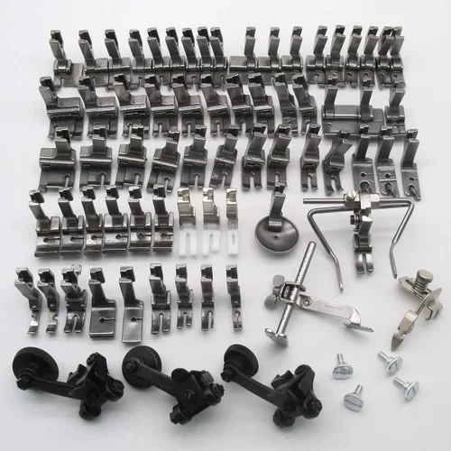 CKPSMS Brand-73PCS - Pies prensatelas y tornillos compatibles con/reemplazo para JUKI Brand DDL-5550, DDL-8500, DDL-9000, TL98E, TL-98Q, TL-2010Q