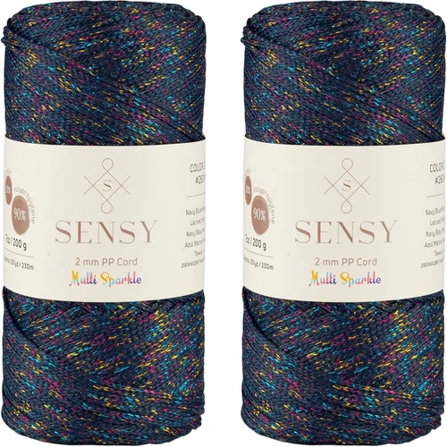 Miniatura 108 de Sensy Premium Cuerda de Poliéster de 2mm 251 Yardas Cuerda de Polipropileno 100% Cordón de Macramé 2mm Cordón para Bolsa de Ganchillo Cuerda