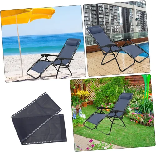 Miniatura 9 de Silla de lona de repuesto para exteriores, para terraza, patio y campamento, fácil de instalar