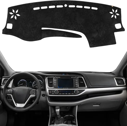Miniatura 17 de Cubierta de Tablero Alfombrilla de Salpicadero Compatible con to-yota 4Runner 2009-2003 (para Conducción a la Izquierda), Alfombrilla de Tablero