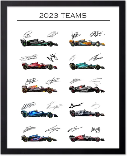 Miniatura 16 de Poster Master Póster de carreras de autos 2023, impresión de autos de carreras, arte de carreras de autos deportivos, regalo para hombres, mujeres