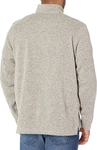 Miniatura 2 de Wrangler Authentics Suéter de vellón de manga larga con un cuarto de cremallera para hombre