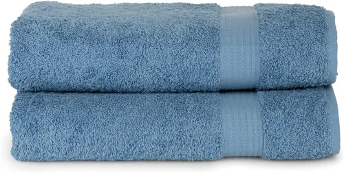 Miniatura 57 de TowelSelections Toallas suaves y absorbentes de algodón para baño, hotel, ducha, spa, gimnasio, toalla de baño, toalla de mano, 2 paños de baño