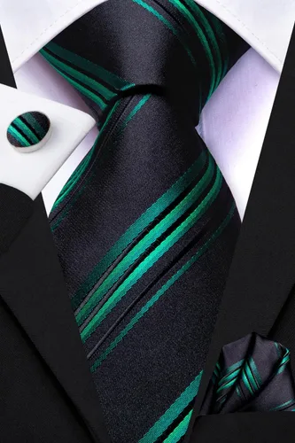 Miniatura 85 de Dubulle Corbata tejida de cachemira para hombre y gemelos de pañuelo para hombre, conjunto de gemelos para boda formal y negocios