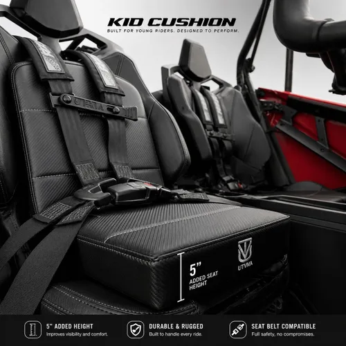 Miniatura 6 de UTVMA Cojín para niños, asiento UTV para niños, cojín de 5 pulgadas para asientos UTV de stock y posventa
