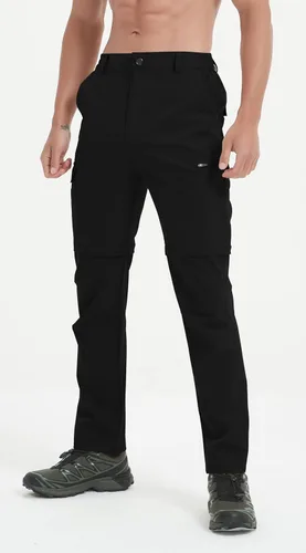 Miniatura 6 de Pantalones convertibles de senderismo para hombre, impermeables, ligeros, de secado rápido, con cremallera, pesca, viajes, safari, trabajo al aire