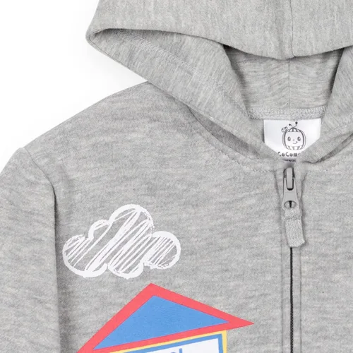 Miniatura 5 de CoComelon JJ - Sudadera con capucha de forro polar con cremallera y chip de sonido iTalk