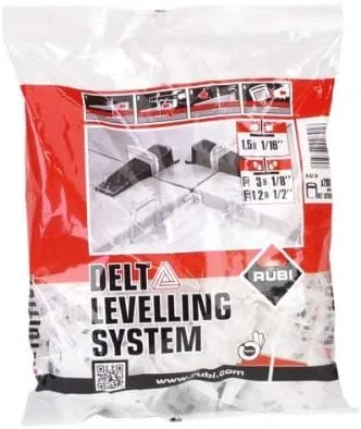 Miniatura 2 de Rubi Tiras de sistema de nivelación Delta Tile (200 piezas 1/8") - Rojo - 03941