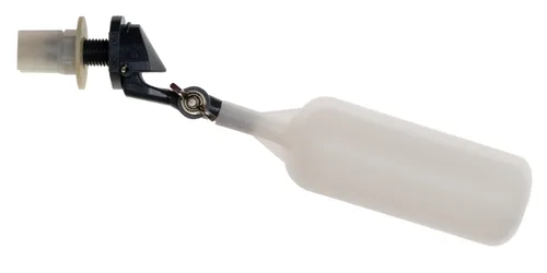 Kerick Valve MA252 Mini válvula de flotador de PVC, tipo montaje en tanque, brazo ajustable, 1,5 gpm a 60 psi, tubo de 1/4"