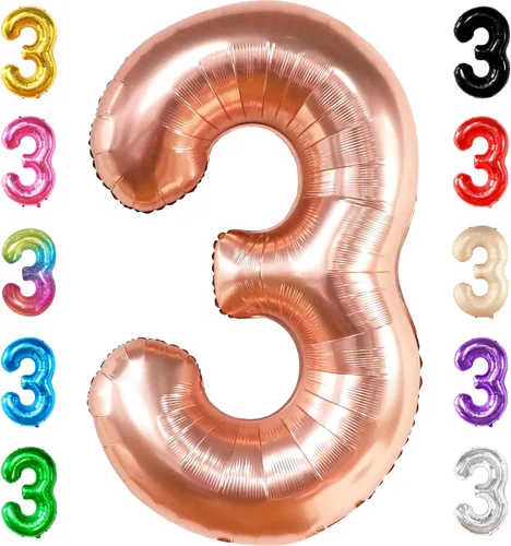 Miniatura 142 de Globo gigante plateado del número 0 de 40 pulgadas – Globo Mylar del número 0 Globo plateado 0 para decoraciones de fiesta Globo plateado