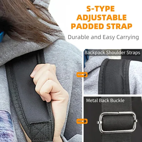 Miniatura 7 de GIGKOUKI Funda para guitarra acústica de 40 y 41 pulgadas, suave bolsa acolchada de 0.35 pulgadas, bolsa de guitarra impermeable clásica con lazo