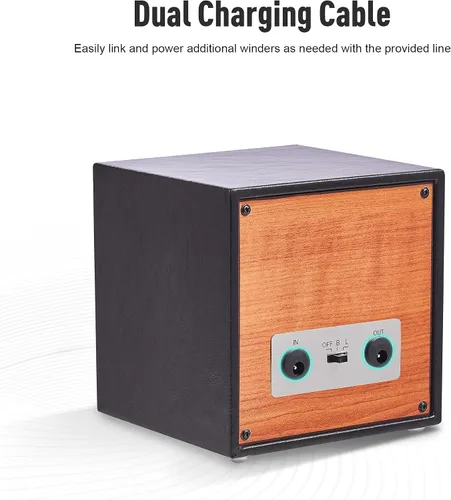 Miniatura 6 de CO-Z Automatic Single Watch Winder, USB Powered Winder for Single Watch, Wooden Watches Storage Box Display Case for Watch Collectors, Self Winding