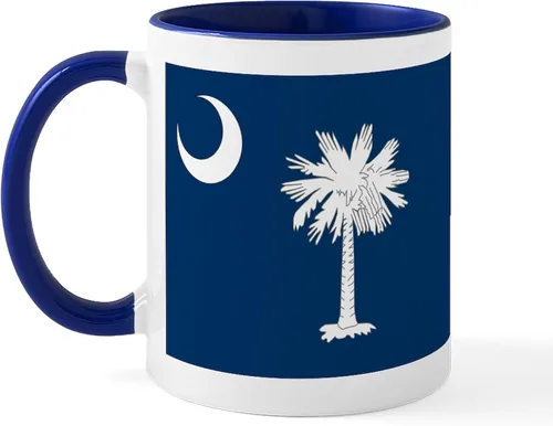 Miniatura 17 de CafePress Taza de café de cerámica de 11 oz (11.0 fl oz) de la bandera de Carolina del Sur Taza con la bandera de Carolina del Sur