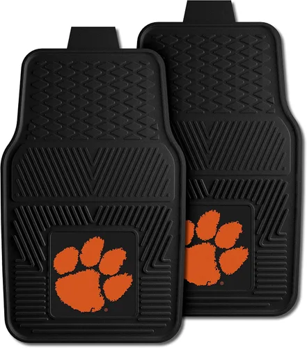 Miniatura 2 de Fanmats Clemson University Tigers Juego de 4 alfombrillas para automóvil, SUV, camionetas, protección para todo tipo de clima, diseño de depósito
