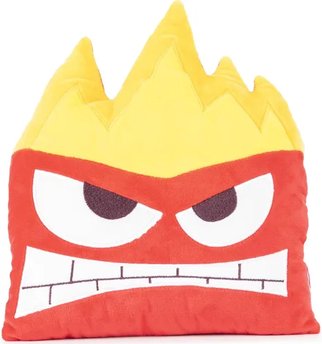 Miniatura 4 de Jay Franco Disney Pixar Inside Out Anger Nogginz - Juego de ropa de cama de viaje de 40 x 50 pulgadas, manta y almohada de viaje ligera para niños