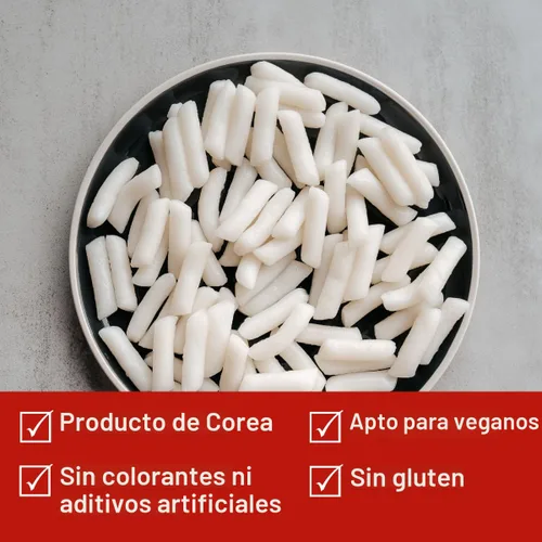 Miniatura 4 de Unha's Asian Snack Box - Pastel de arroz coreano - 1 paquete (3 paquetes individuales) vegano sin OMG sin gluten Tteok Pasta21.16 oz