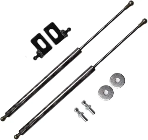 TSUBASA Soportes de elevación para Honda Civic Type R (EK9) 1997-2000 Capó delantero Modificar fibra de carbono Amortiguadores de gas cargados