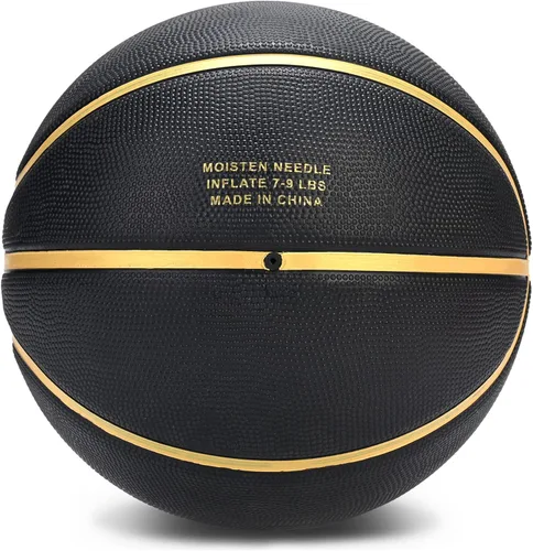 Miniatura 3 de Dakapal Baloncesto de goma tamaño 5 para adolescentes y adultos, pelotas de baloncesto para interiores y exteriores, para juegos, gimnasio