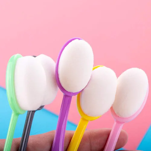 Miniatura 3 de Yoseng 10 pinceles de mezcla de tinta de colores para fabricación de tarjetas, manualidades de uso amplio surtido de papel Crafter mango de código