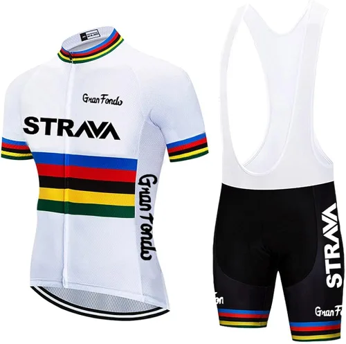 Conjunto de camiseta de ciclismo para hombre, conjunto de pantalones cortos de verano, para bicicleta de montaña, traje de bicicleta, anti-UV, para