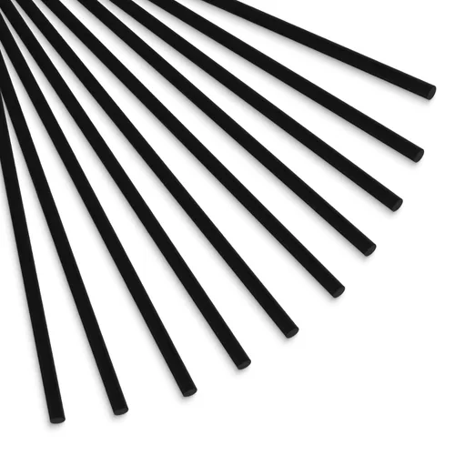 Barra de Fibra de Carbono FAKILO 4 X 420 MM - Barras de Fibra de Carbono 100% Mate 10 Pack para Avión RC, Esqueleto de Cometa Hecho a Mano,