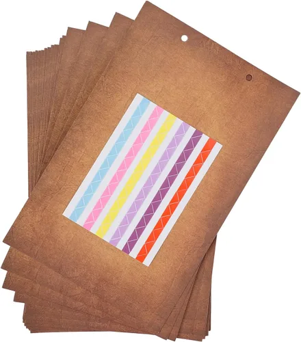 Páginas de recambio para álbum de fotos COMBIUBIU para Nuestro Libro de Aventuras, 11.1 x 7.1 pulgadas, 40 páginas de expansión, páginas extra,