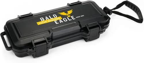 Bald Eagle Caja de Puros Humidor de Viaje, Estuche Portátil Pequeño para Puros con Humidificador, Hermético, A Prueba de Aplastamiento, Impermeable,
