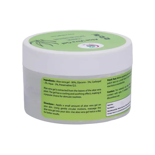 Miniatura 5 de Gel de aloe vera de 12 onzas, gel de aloe puro y natural calmante para la cara, la piel, el cuero cabelludo y el cabello – Hidratante diario