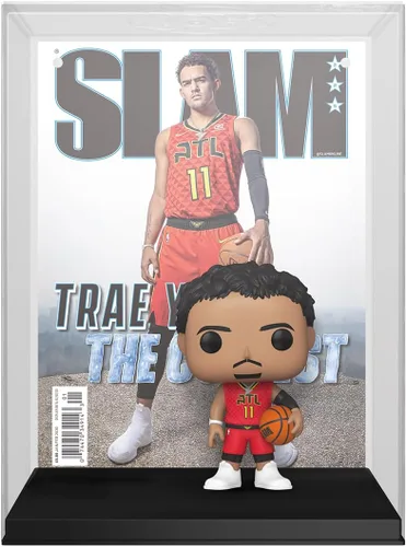 Miniatura 3 de Funko Pop! NBA Cover: Slam – Trae Young – Figura de vinilo coleccionable – Idea de regalo – Producto oficial – para niños y adultos – aficionados al