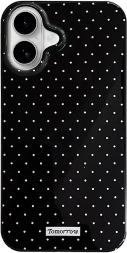 Miniatura 72 de inewateri Funda compatible con iPhone 11 con bonito diseño estético de lunares a la moda, fundas simples para TPU suave, funda de protección Negro