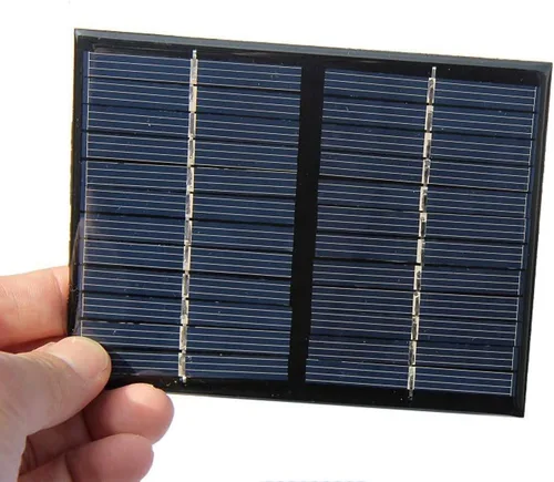 Miniatura 6 de 1.5 W 12 V Mini panel solar gota solar pegamento Voard tablero de silicio policristalino DIY paneles solares módulo celular cargador 1 unids