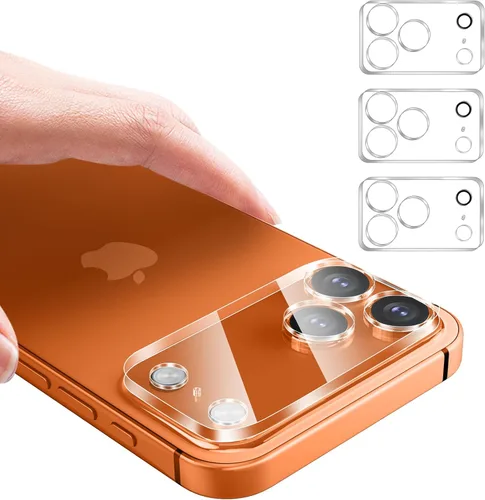 Miniatura 9 de Protector de lente de cámara trasera trasera de vidrio templado para iPhone 14 Pro Max, iPhone 15 Pro Max - Protector de cobertura completa
