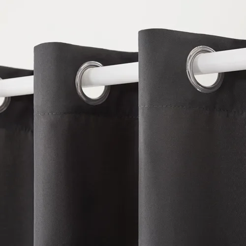 Miniatura 3 de Town & Country Basics Cabana - Cortinas pesadas para interiores y exteriores, opacidad de filtrado de luz con ojales en la parte superior, repelente