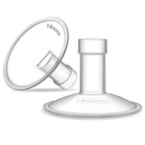 Miniatura 58 de Maymom MyFit Crater Series - Protector de pecho pequeño de 0.630 in, diseño de dos piezas, compatible con piezas de extractor de leche Medela