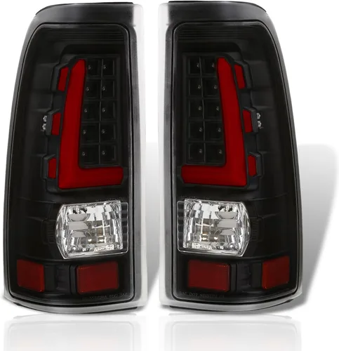 Miniatura 2 de AJP Distributors Juego de luces traseras de tubo LED, luces de freno, conjunto de par de actualizaciones compatibles/reemplazo para Silverado Sierra