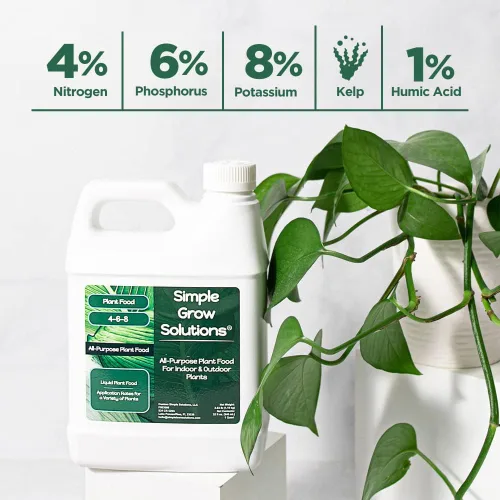 Miniatura 2 de Soil Hume - Ácido húmico de algas marinas de 32 onzas + 4-6-8 alimentos para plantas multiusos de 32 onzas + micronutrientes quelatados Micro