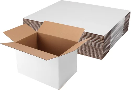 Miniatura 42 de Hoikwo Paquete de 40 cajas de envío de 4 x 4 x 2 para pequeñas empresas, cajas de cartón de embalaje negras, caja de embalaje de correo móvil