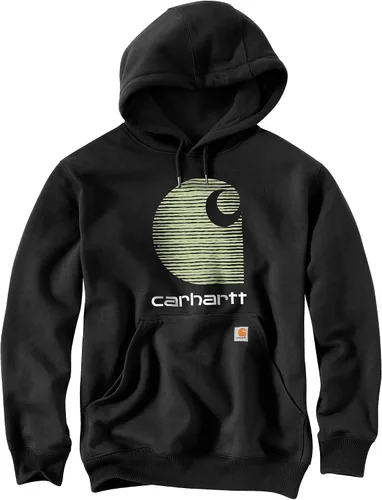 Miniatura 2 de Carhartt Sudadera con estampado Rain Defender de peso medio con logotipo C para hombre