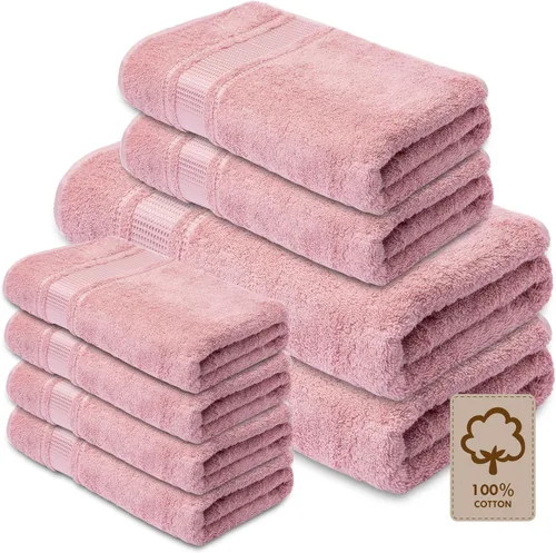 Miniatura 24 de Melissa Linen, Toalla de baño, 100% algodón turco para baño, toalla de ducha absorbente, de secado rápido, duradera y suave, 35 x 60 pulgadas