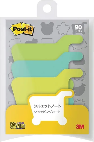 Miniatura 6 de Post-it SSS-YA2 Notas adhesivas fuertes, diseño de silueta, hortensia 2.7 x 2.7 pulgadas (2.717 x 2.717 in), 30 hojas x 3 almohadillas