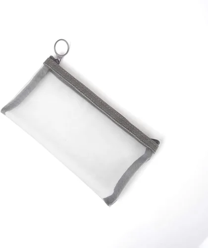 Miniatura 9 de patu Bolsas de malla con cremallera, estuche largo, 5 piezas, organizador de accesorios cosméticos de maquillaje de belleza, juego de artículos