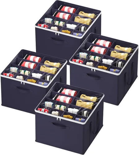 Miniatura 24 de Lifewit Organizador de almacenamiento de zapatos para armario para 12-16 pares, contenedor de almacenamiento grande de tela con cubierta