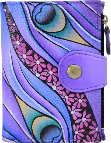 Miniatura 68 de Anna by Anuschka Cartera de mujer pintada a mano de cuero genuino para mujer